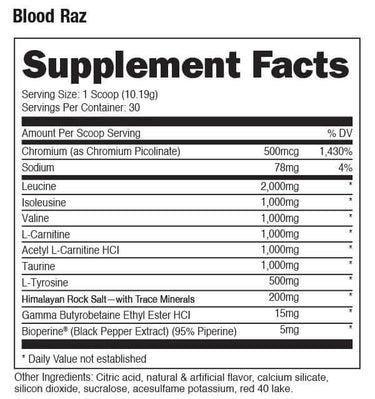 Bucked Up Racked BCAA Intra Workout | Builtathletics.com | $44.99 | Amino Acids | BCAAs, intra-workout, Post-Workout